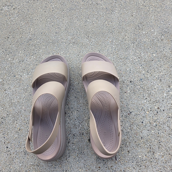 Litestride By Crocs Women’s Classic Platform Sandal in Blush Size 11 - Picture 9 of 12